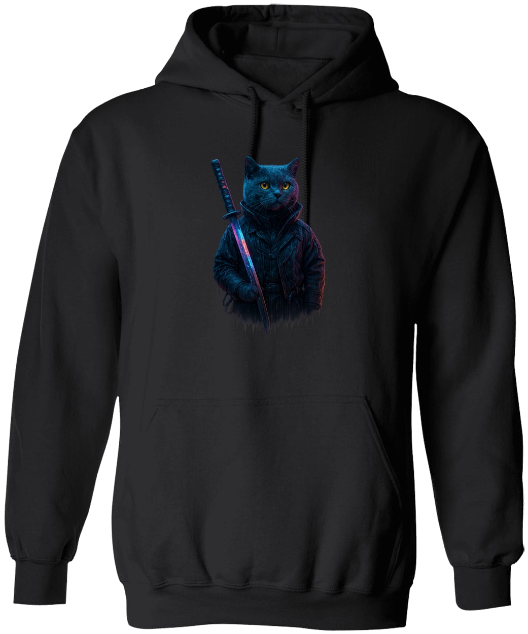 G185 Gildan Pullover Hoodie - Black
