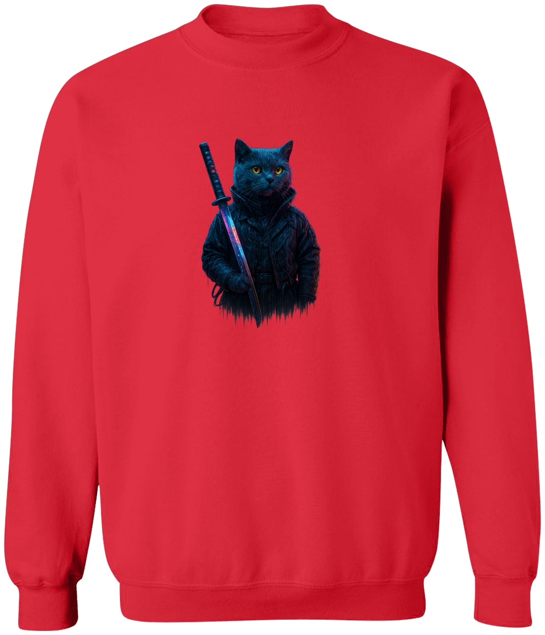 G180 Gildan Crewneck Pullover Sweatshirt - Red