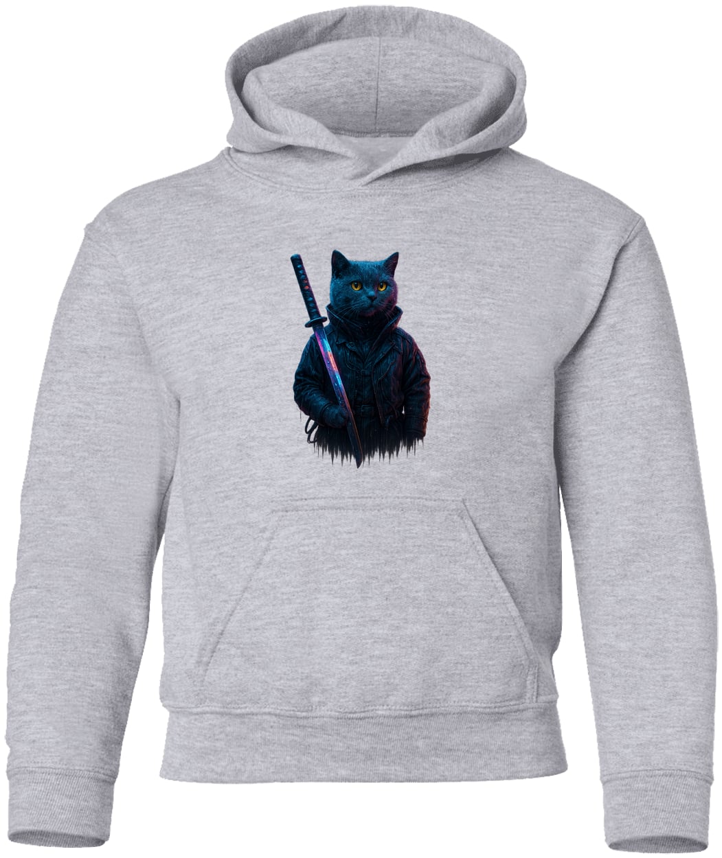 G185B Gildan Youth Pullover Hoodie - Sport Grey