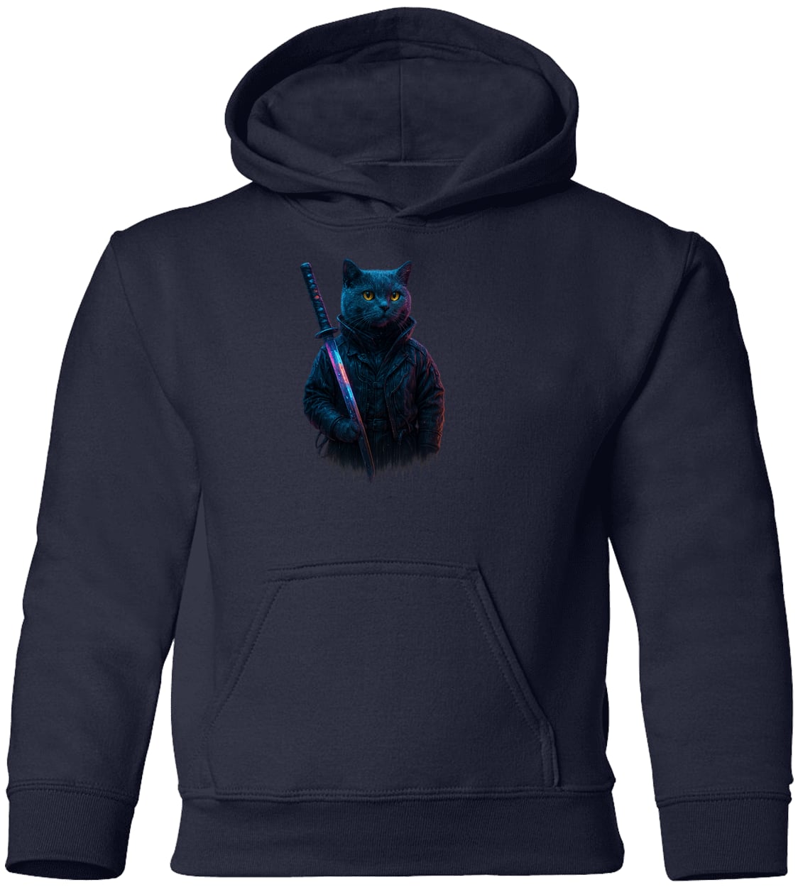 G185B Gildan Youth Pullover Hoodie - Navy