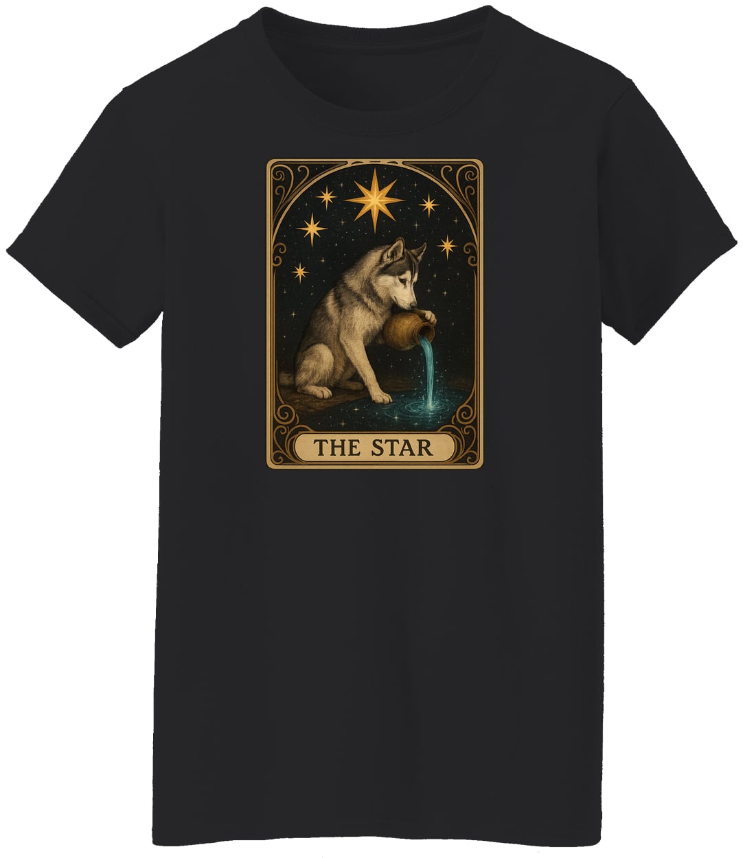 G500L Ladies' 5.3 oz. T-Shirt - Black