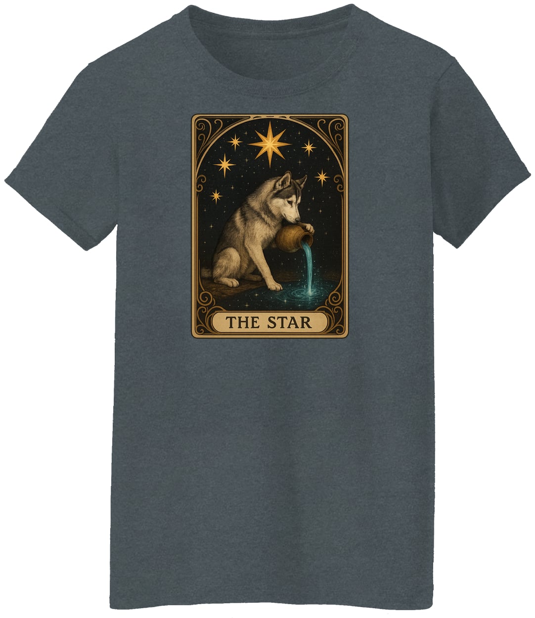 G500L Ladies' 5.3 oz. T-Shirt - Dark Heather