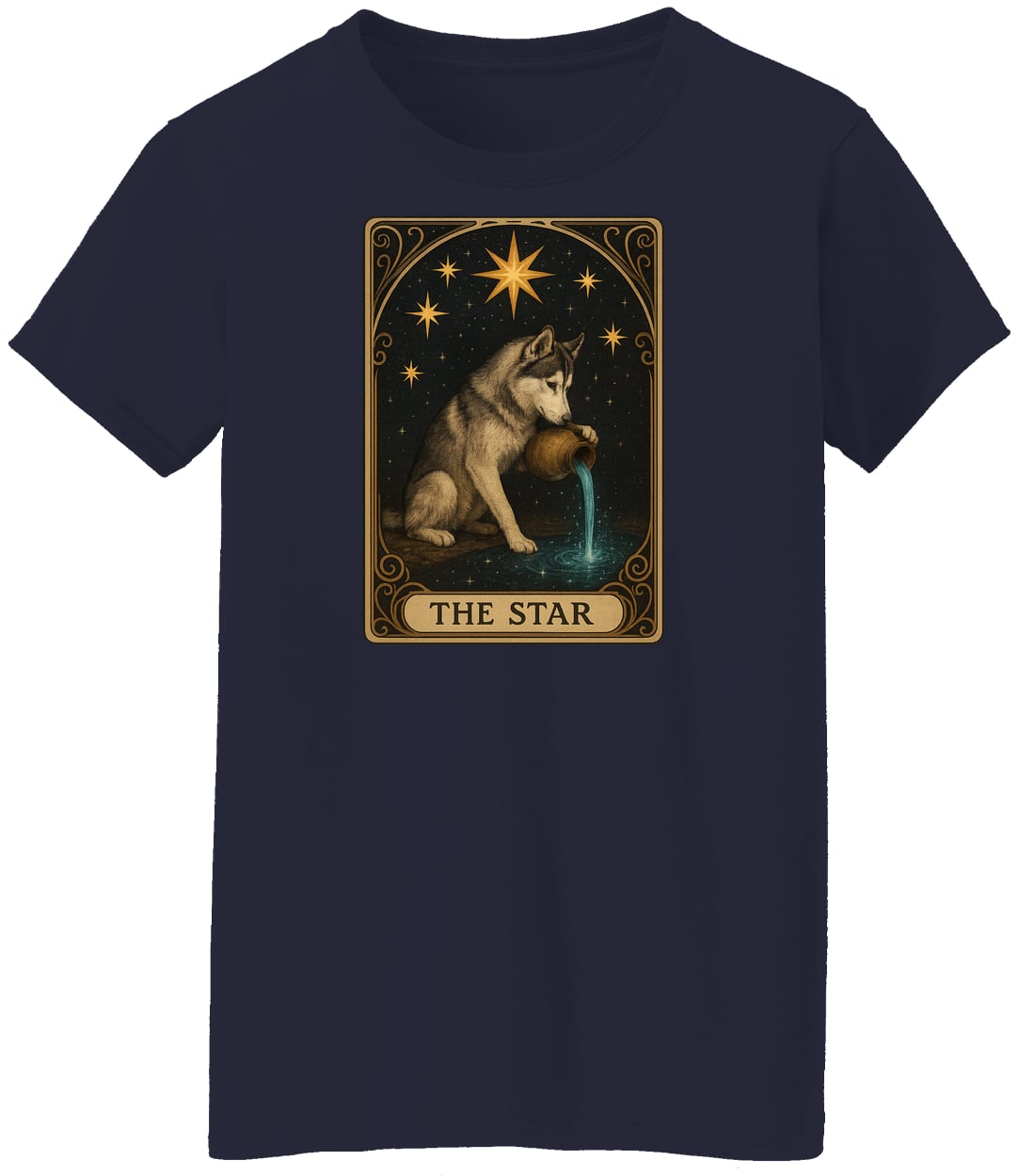G500L Ladies' 5.3 oz. T-Shirt - Navy