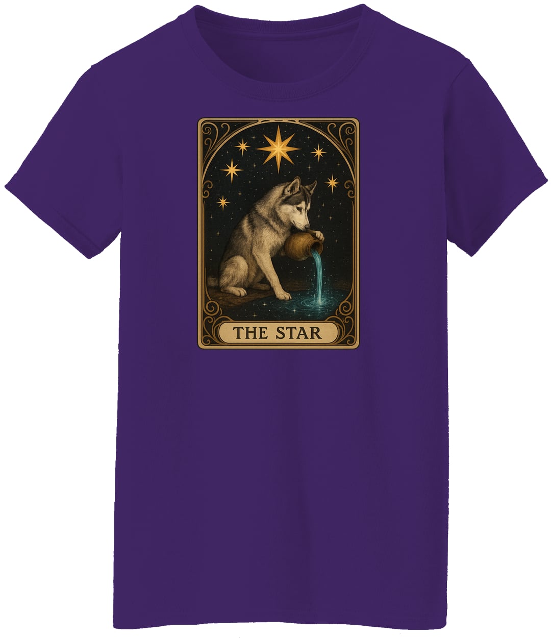 G500L Ladies' 5.3 oz. T-Shirt - Purple