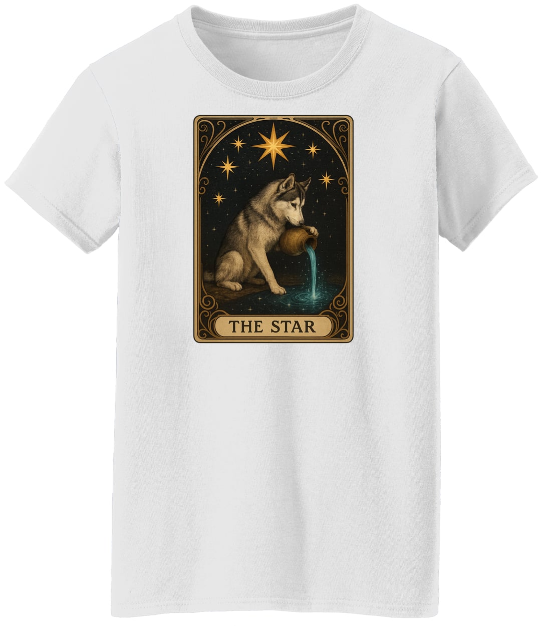 G500L Ladies' 5.3 oz. T-Shirt - White