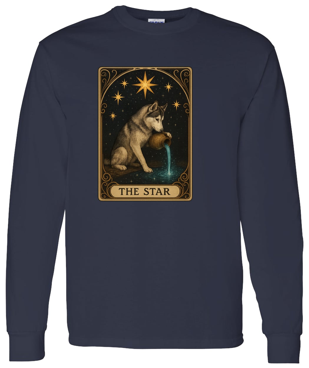 G540 LS T-Shirt 5.3 oz. - Navy