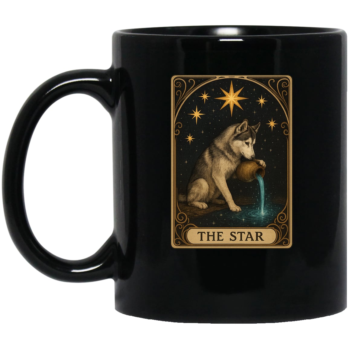 BM11OZ 11oz Black Mug Design Preview