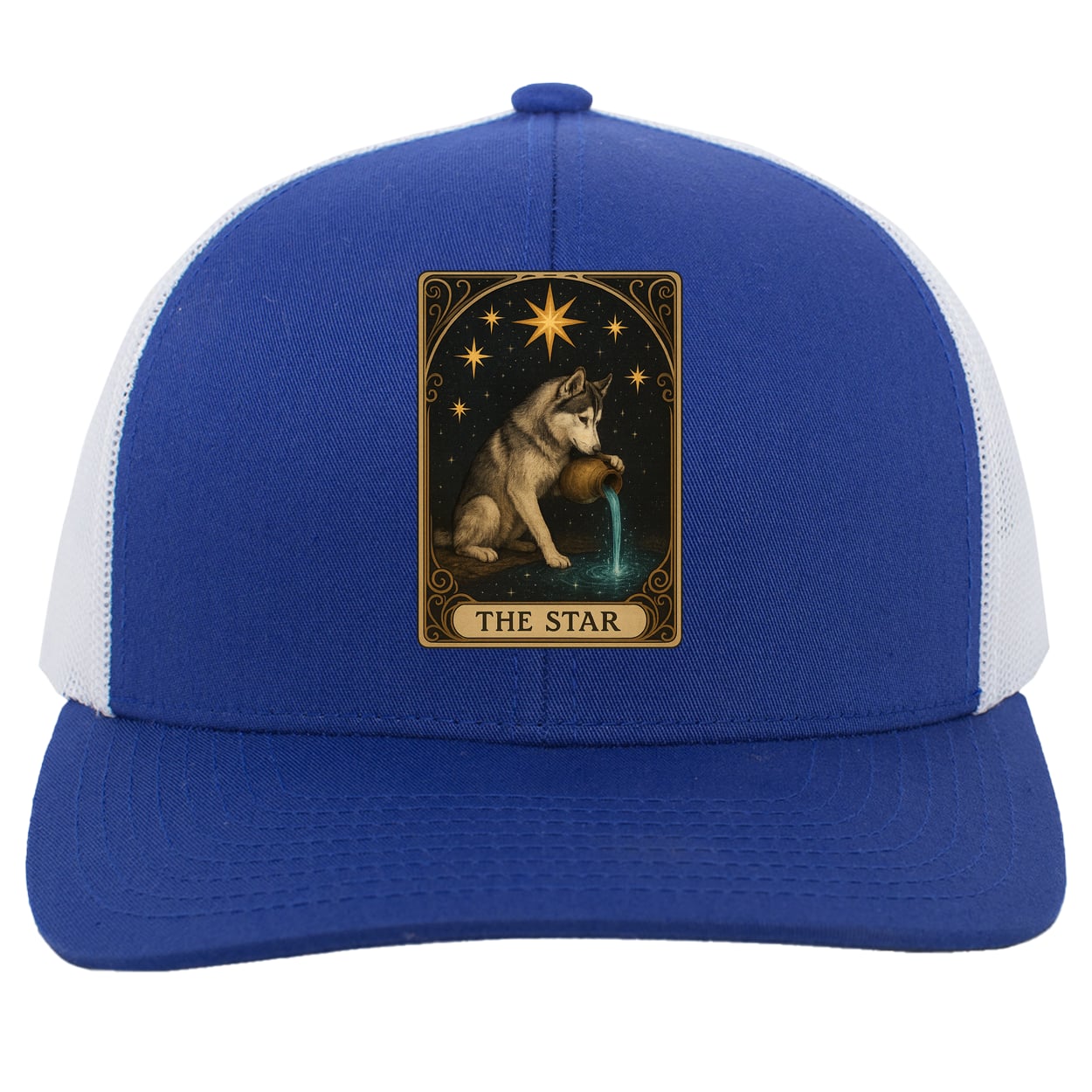 104C Trucker Snap Back - Royal/White