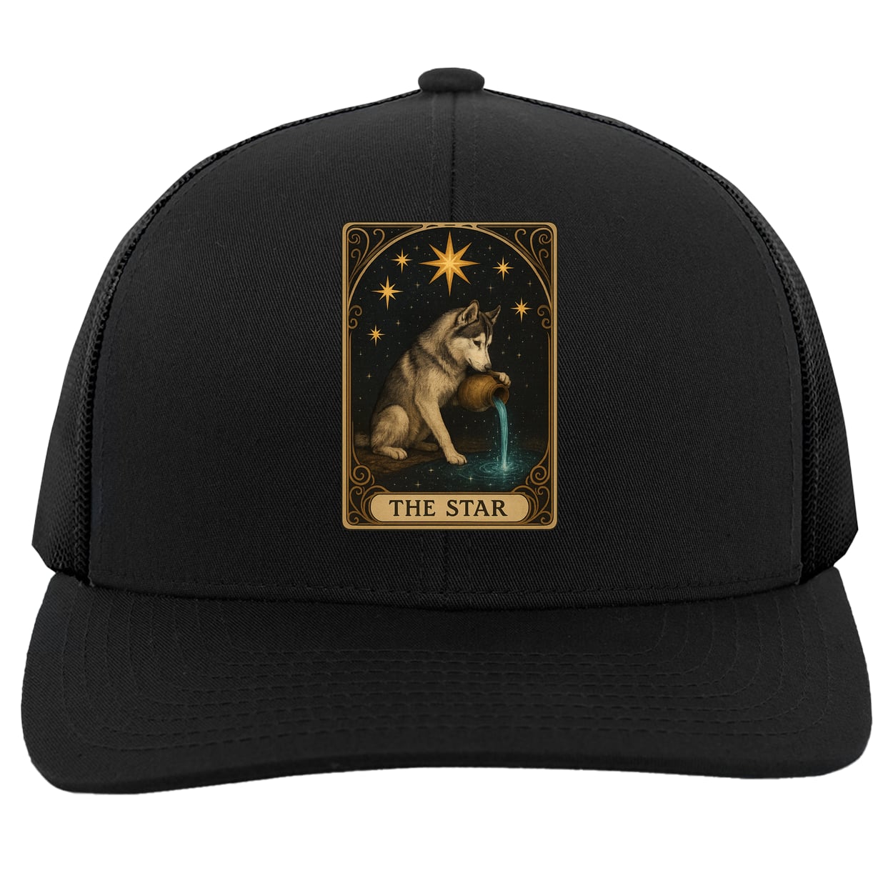 104C Trucker Snap Back - Black