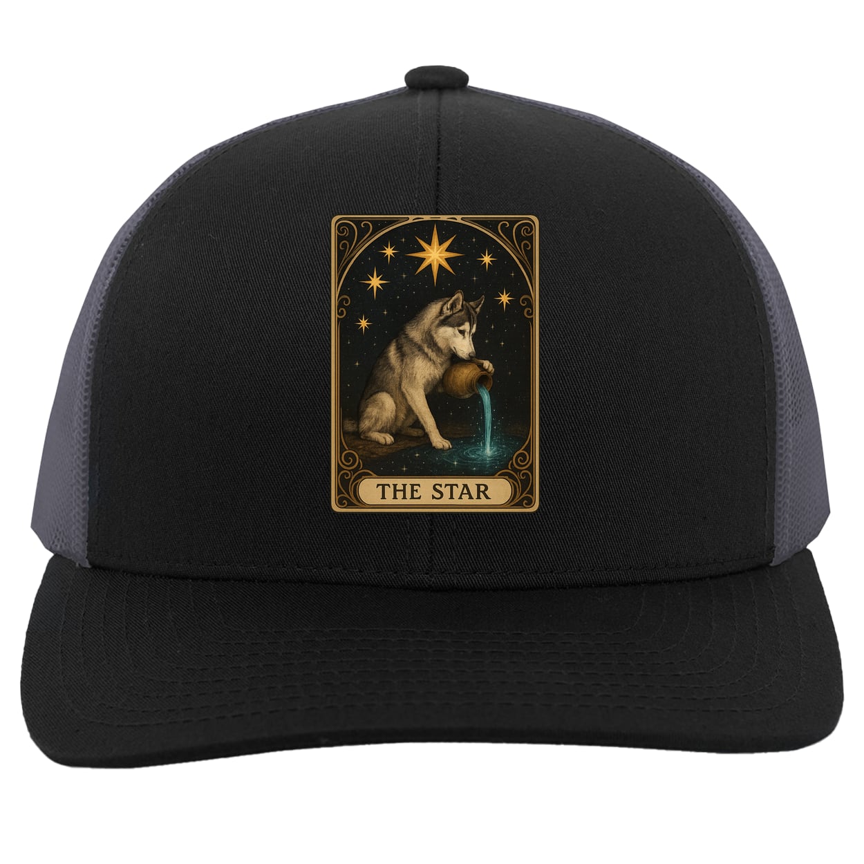 104C Trucker Snap Back - Black/Graphite