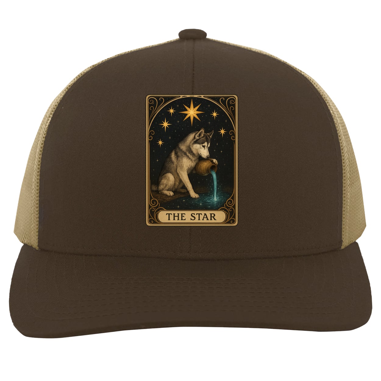 104C Trucker Snap Back - Brown/Khaki