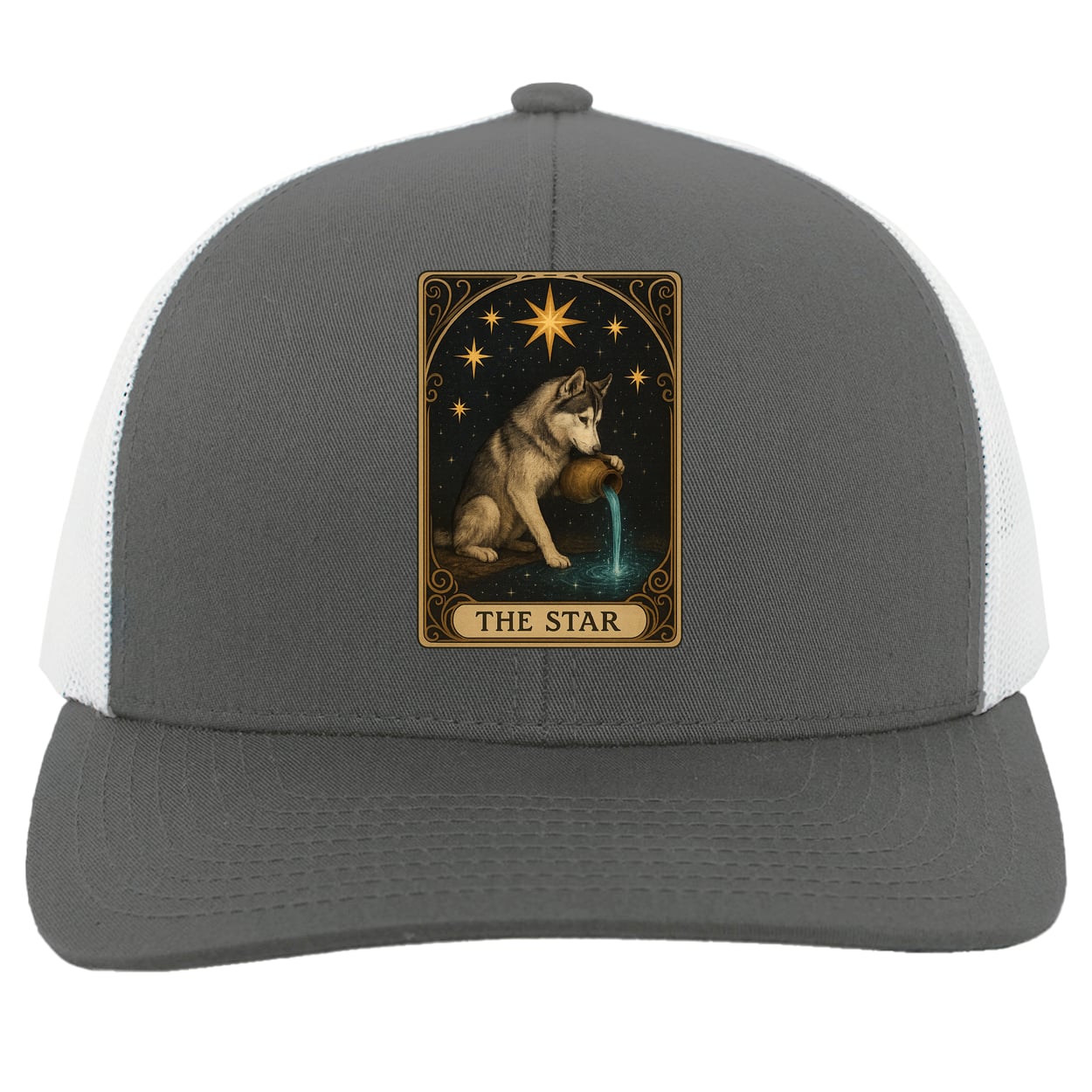 104C Trucker Snap Back - Graphite/White