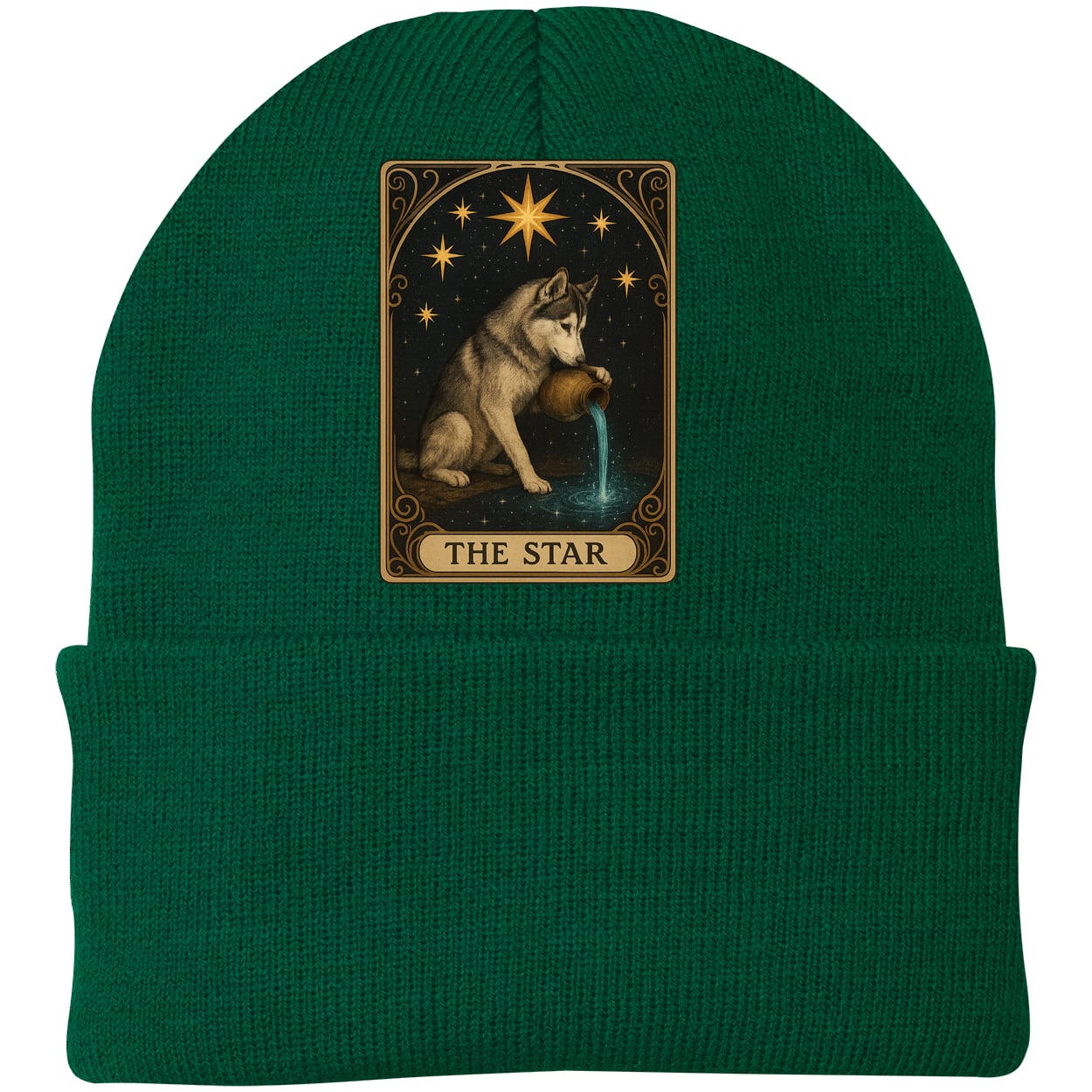 CP90 Port & Company Knit Beanie - Athletic Green