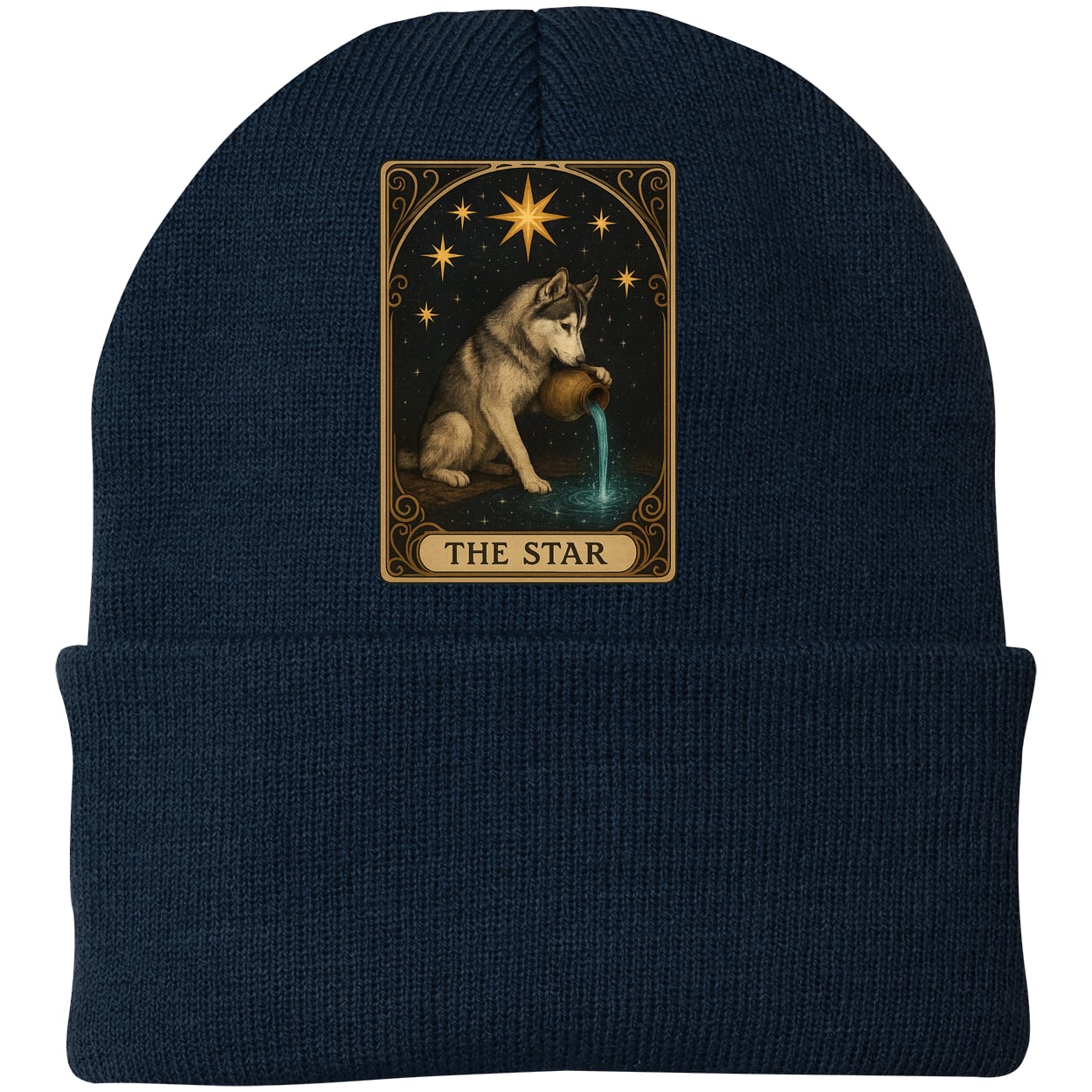 CP90 Port & Company Knit Beanie - Navy