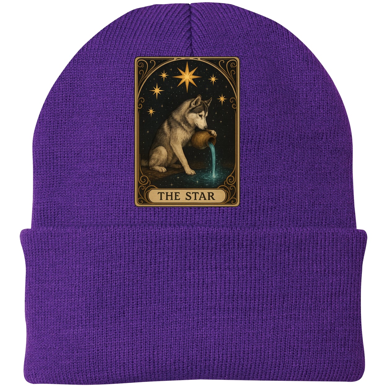 CP90 Port & Company Knit Beanie - Athletic Purple