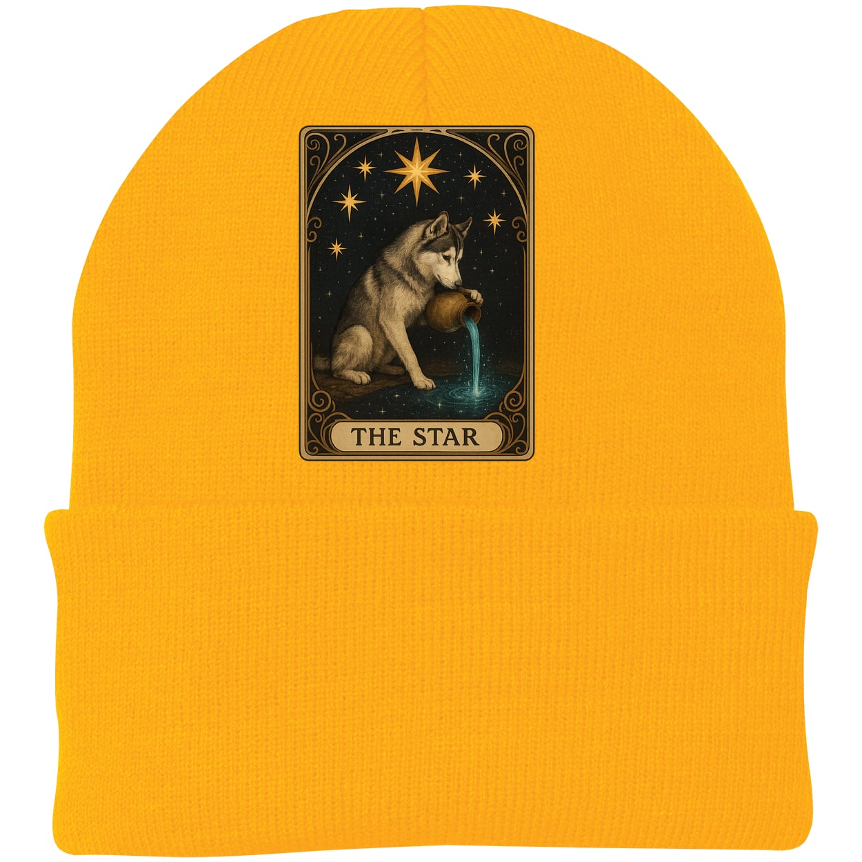 CP90 Port & Company Knit Beanie - Athletic Gold
