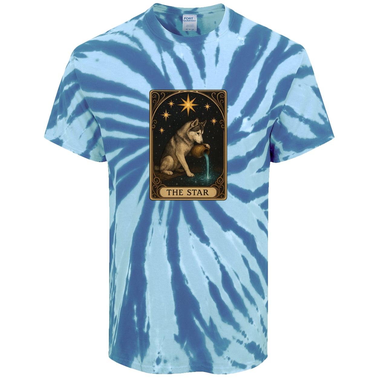 PC147 Port & Company Tie-Dye Tee - Royal