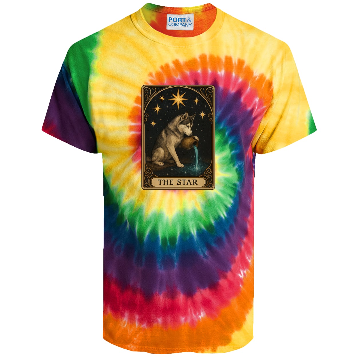 PC147 Port & Company Tie-Dye Tee - Rainbow