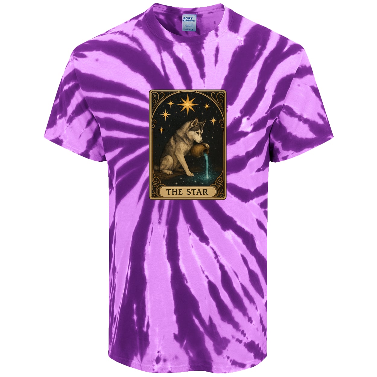 PC147 Port & Company Tie-Dye Tee - Purple