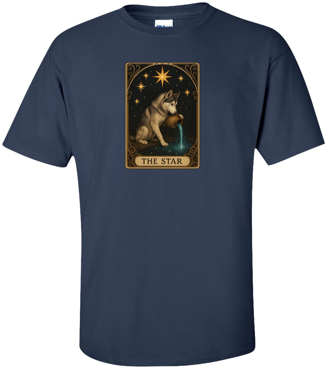 G200T Gildan Mens Tall Ultra Cotton Tee - Navy