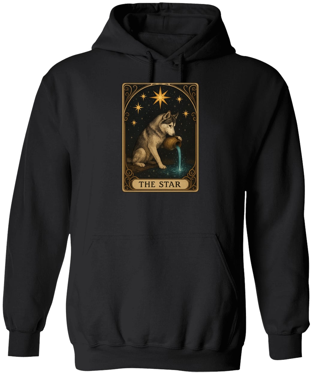 G185 Gildan Pullover Hoodie - Black