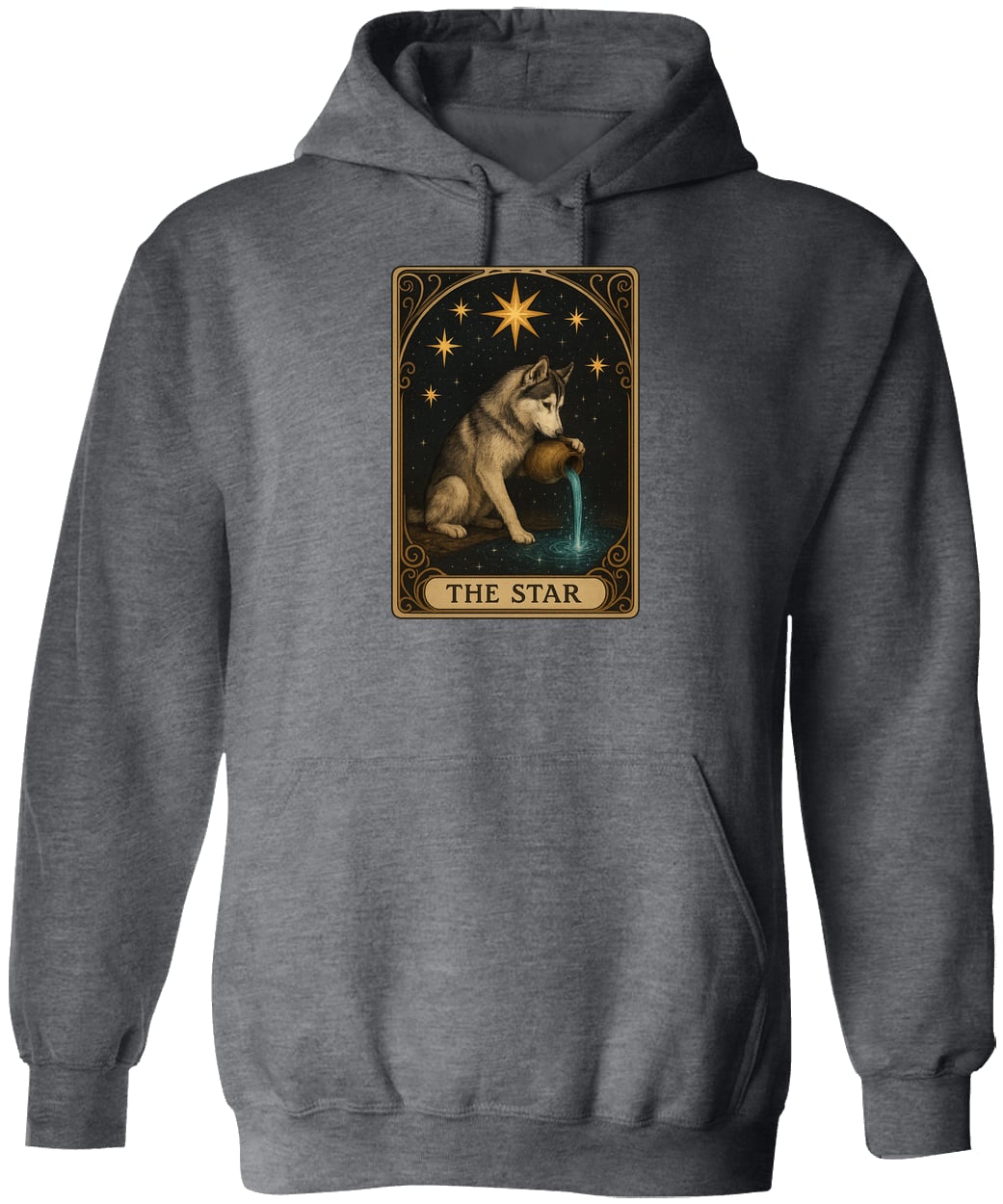 G185 Gildan Pullover Hoodie - Dark Heather