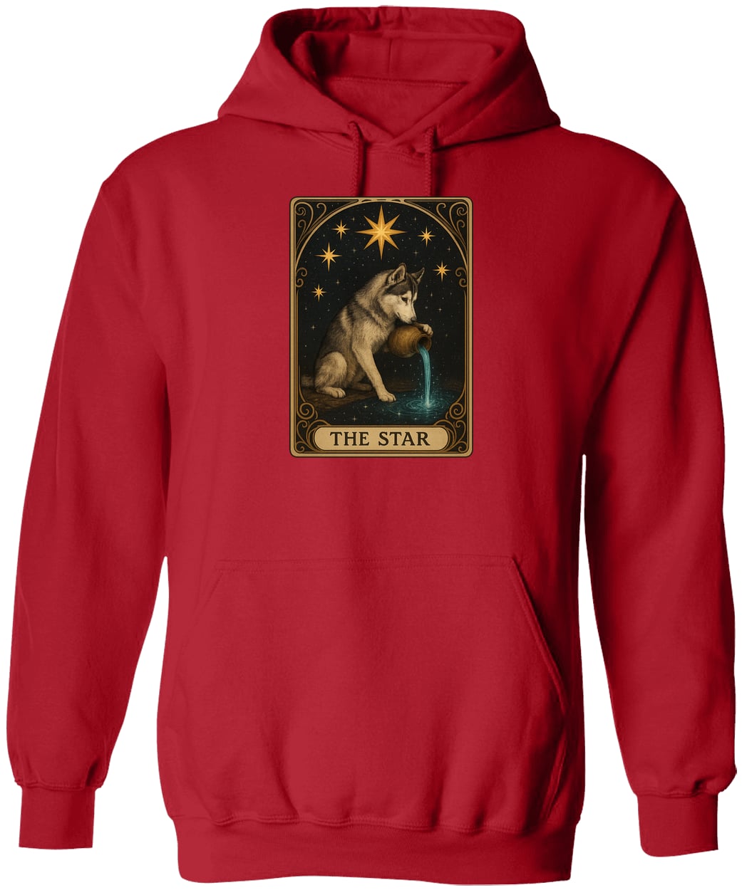 G185 Gildan Pullover Hoodie - Red