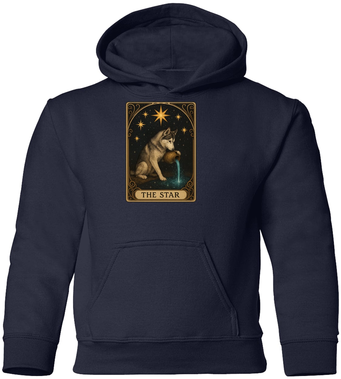 G185B Gildan Youth Pullover Hoodie - Navy