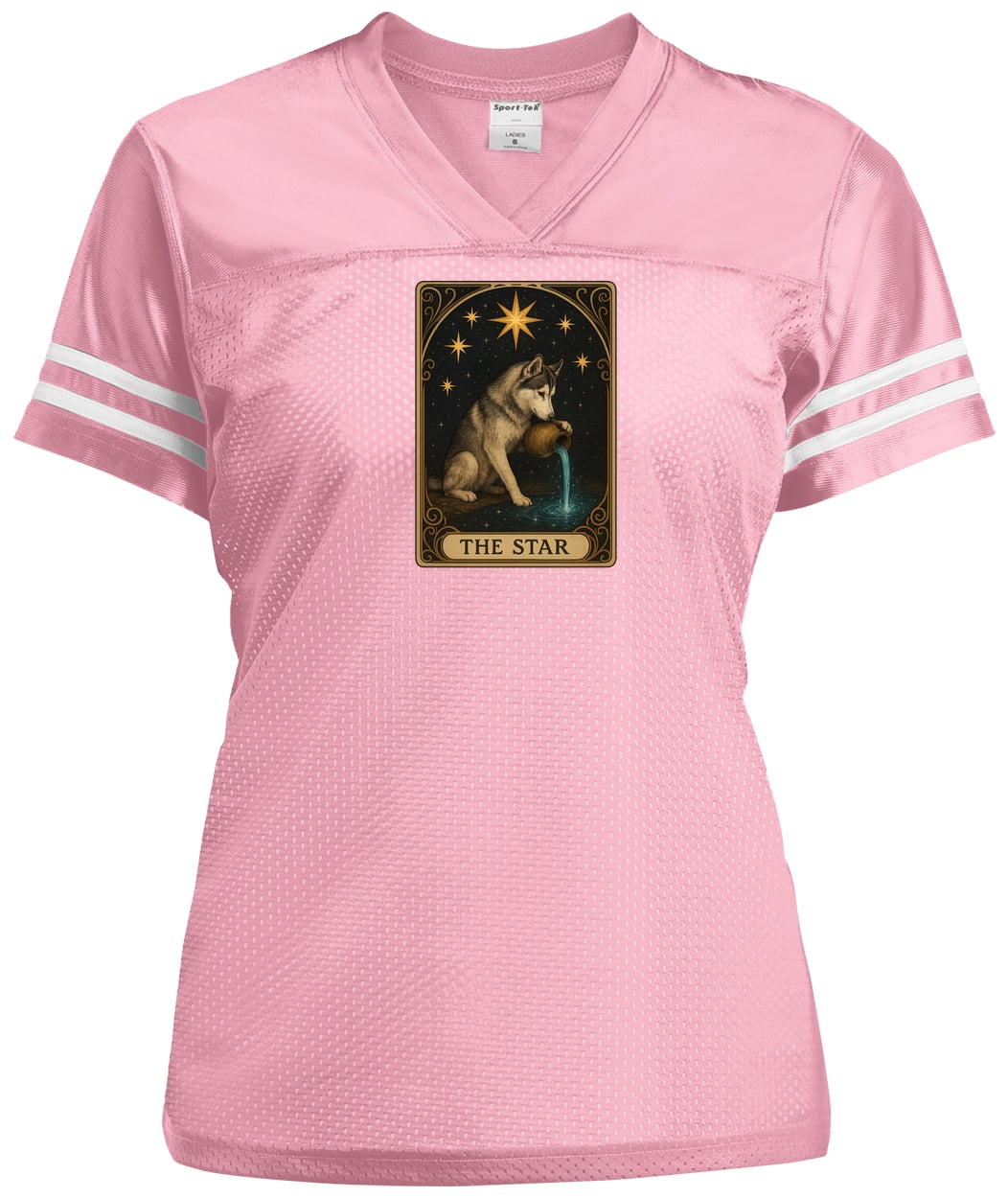 LST307 Sport-Tek Ladies' Replica Jersey - Light Pink/White