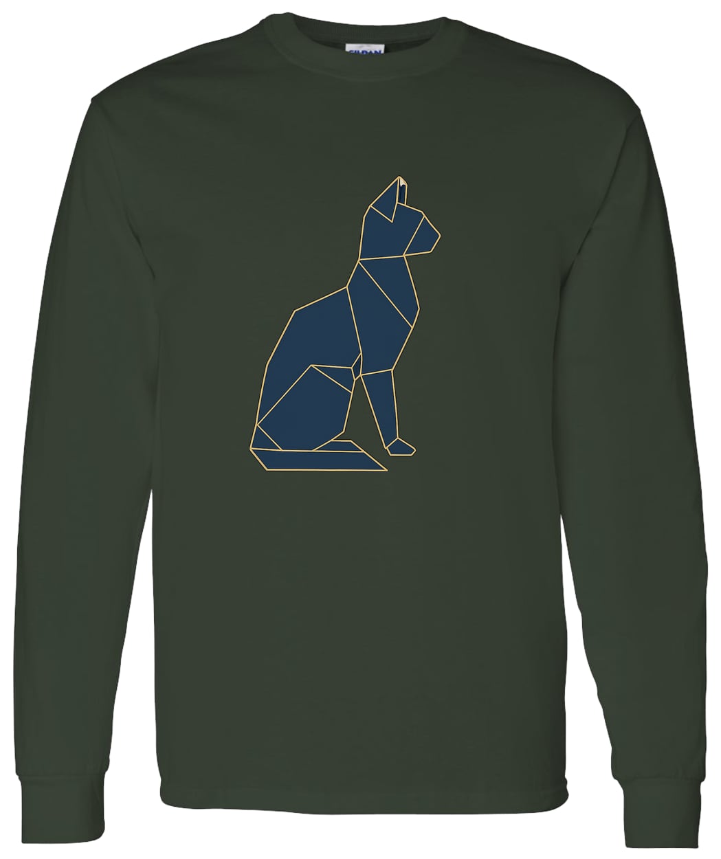 G540 LS T-Shirt 5.3 oz. - Forest Green