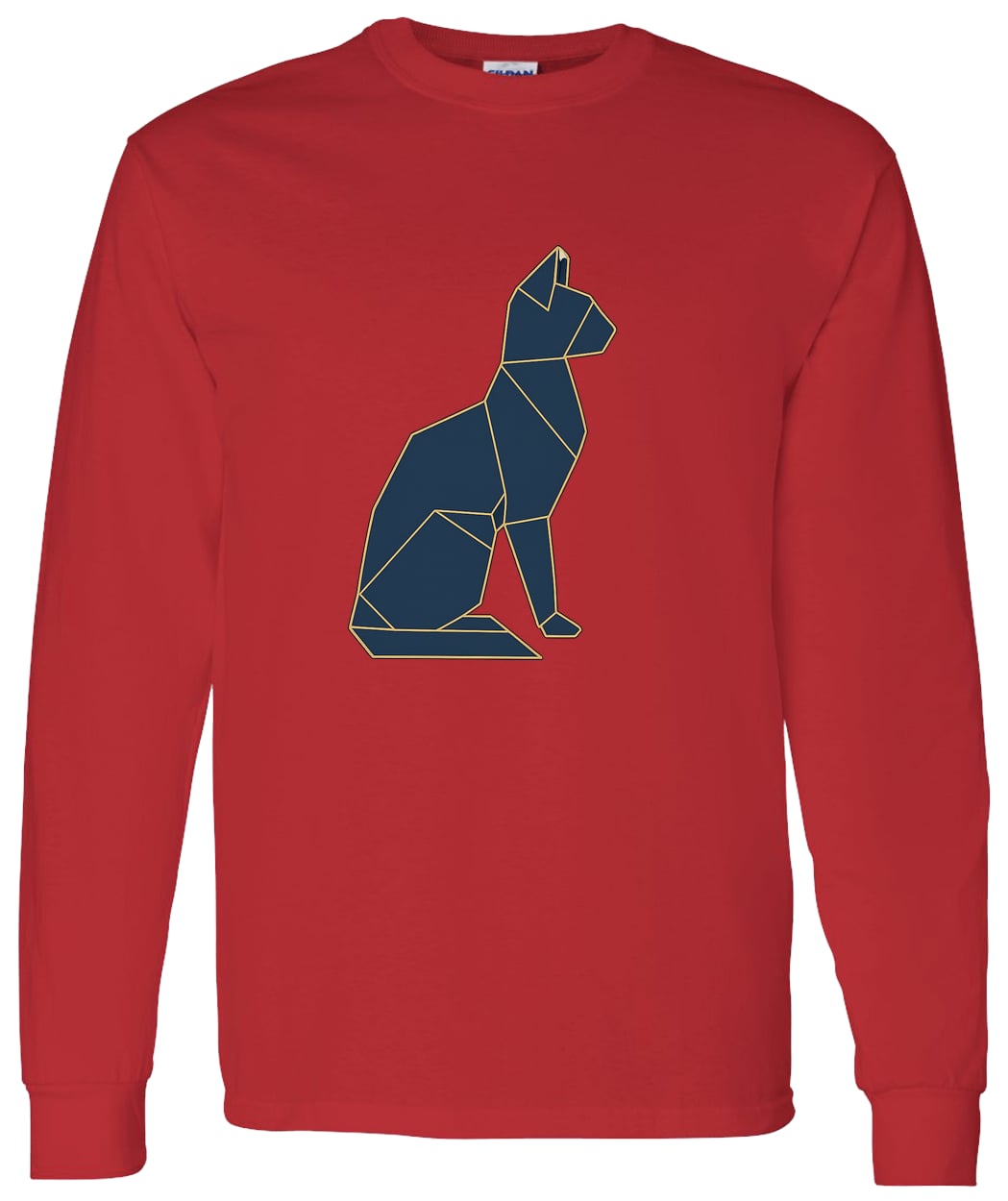 G540 LS T-Shirt 5.3 oz. - Red