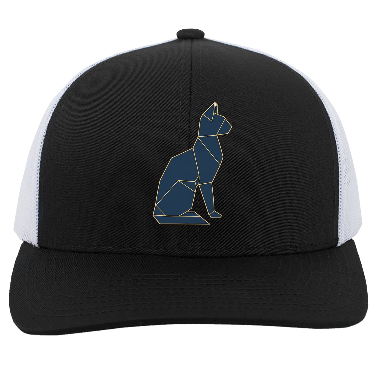 104C Trucker Snap Back - Black/White