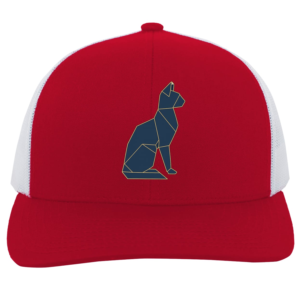 104C Trucker Snap Back - Red/White