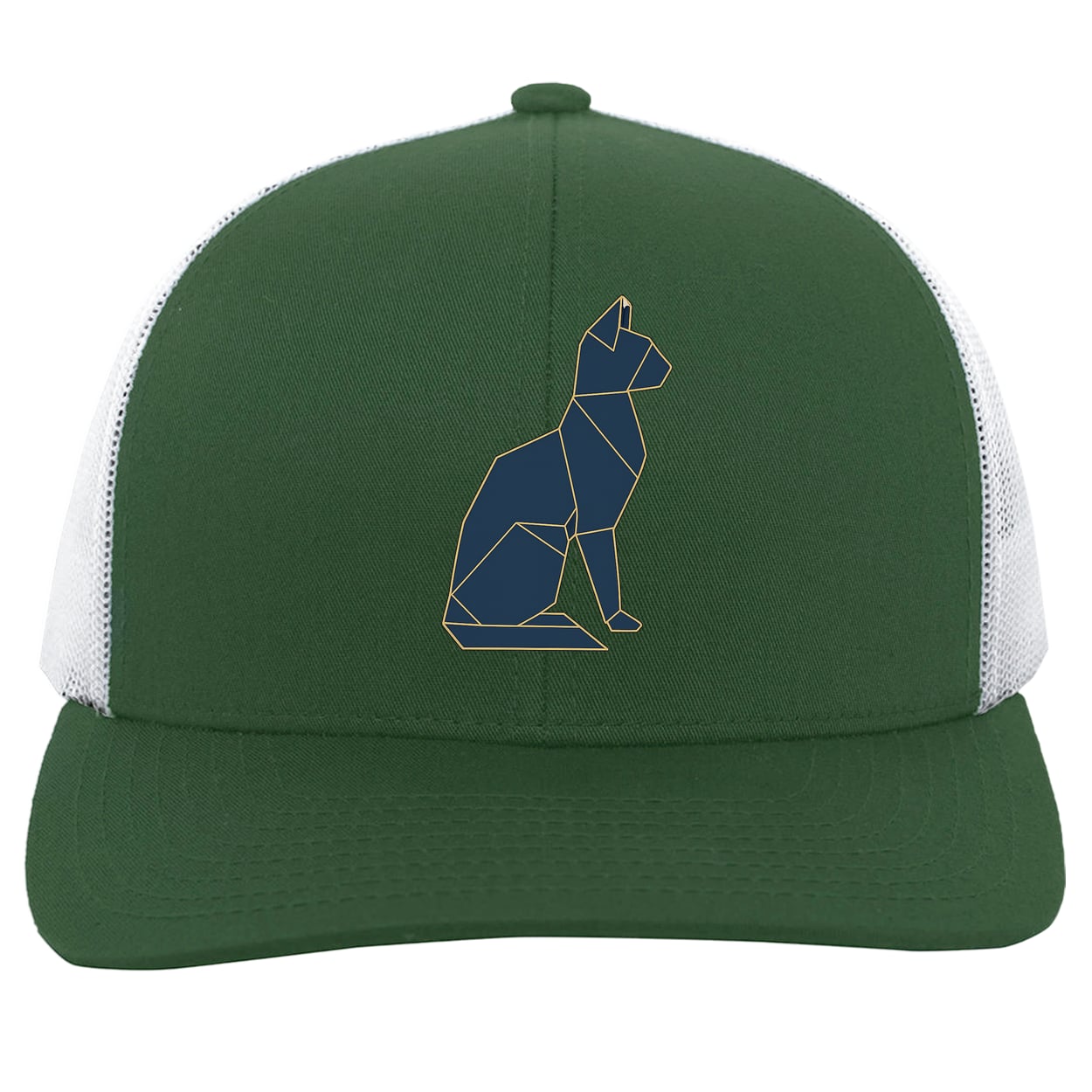 104C Trucker Snap Back - Dark Green/White