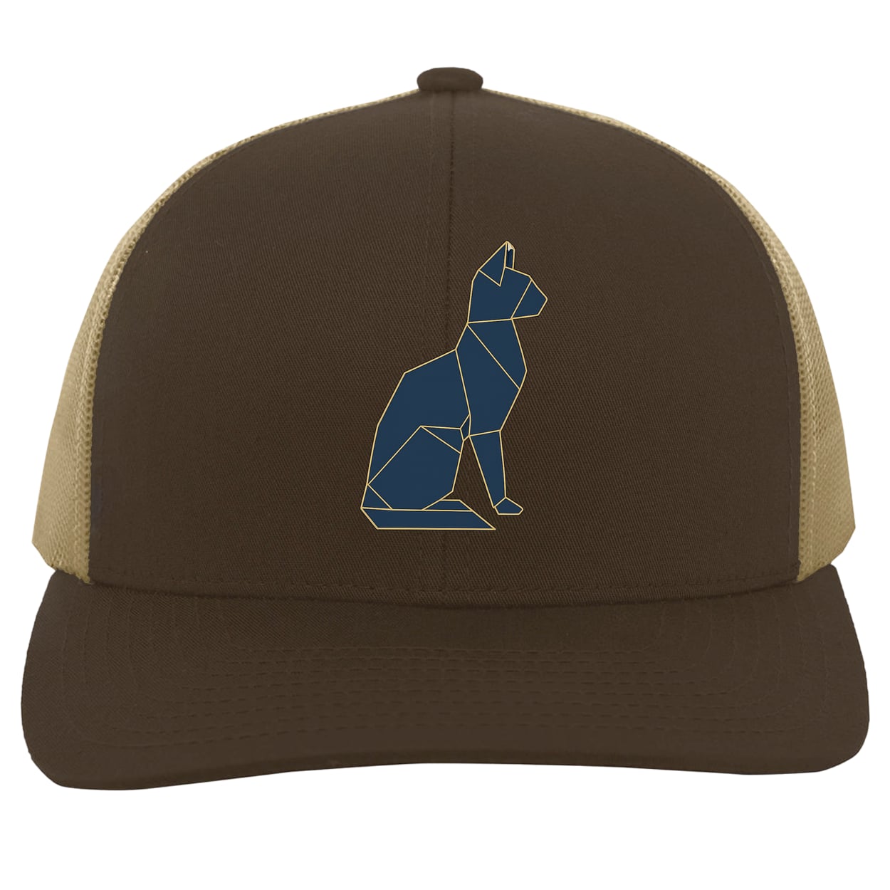 104C Trucker Snap Back - Brown/Khaki