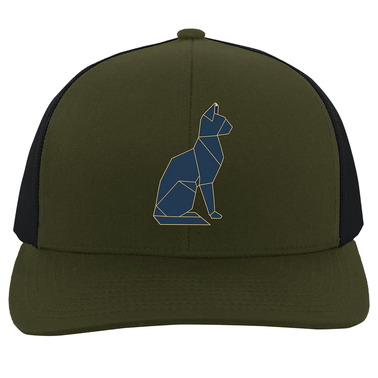 104C Trucker Snap Back - Moss/Charcoal