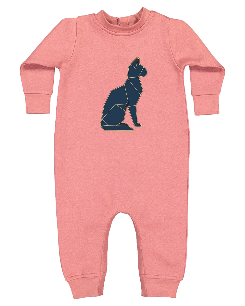 4447 Rabbit Skins Infant Fleece One-Piece Bodysuit - Mauvelous