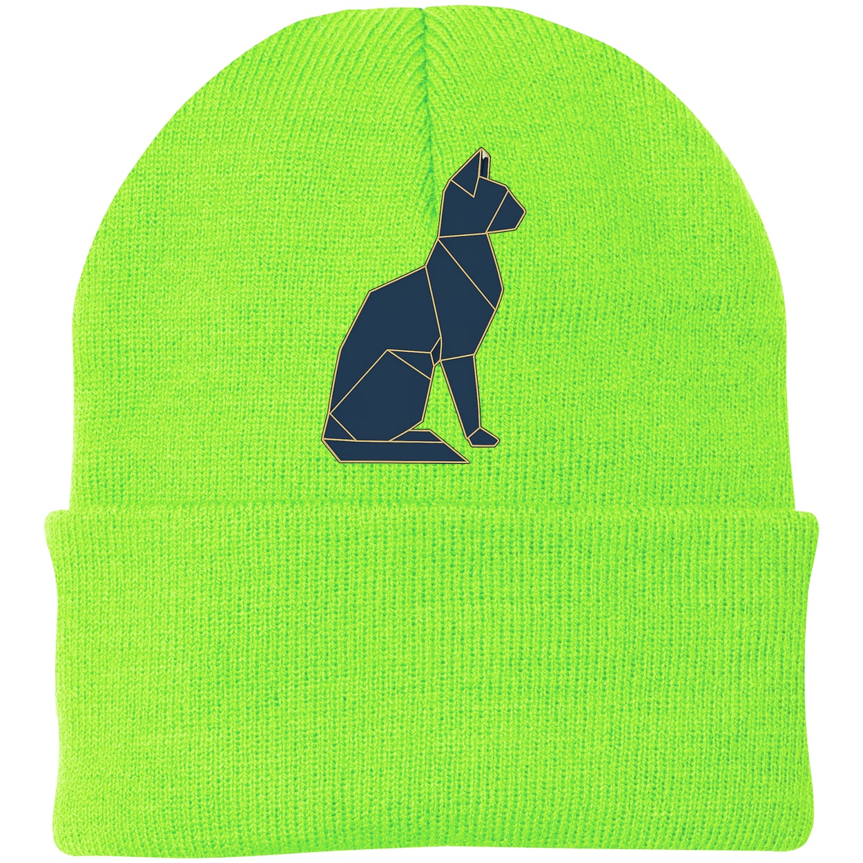 CP90 Port & Company Knit Beanie - Neon Green