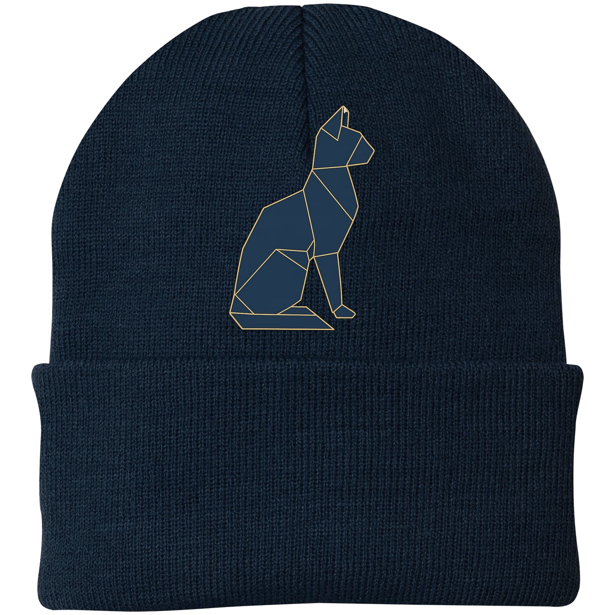 CP90 Port & Company Knit Beanie - Navy