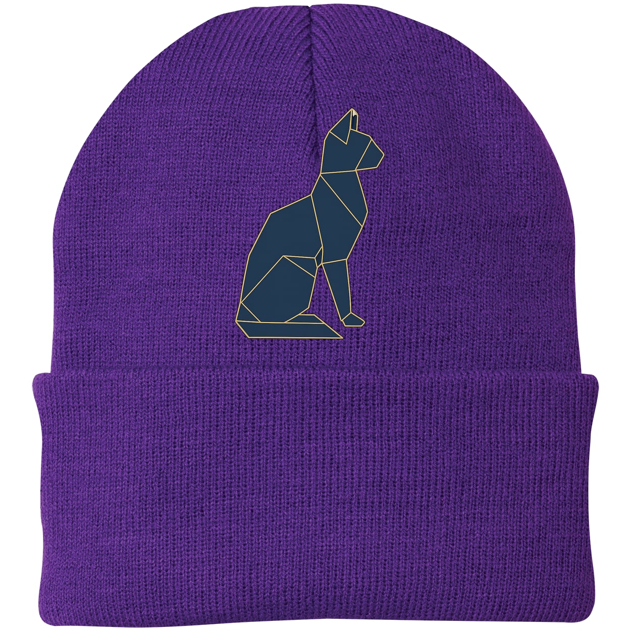 CP90 Port & Company Knit Beanie - Athletic Purple