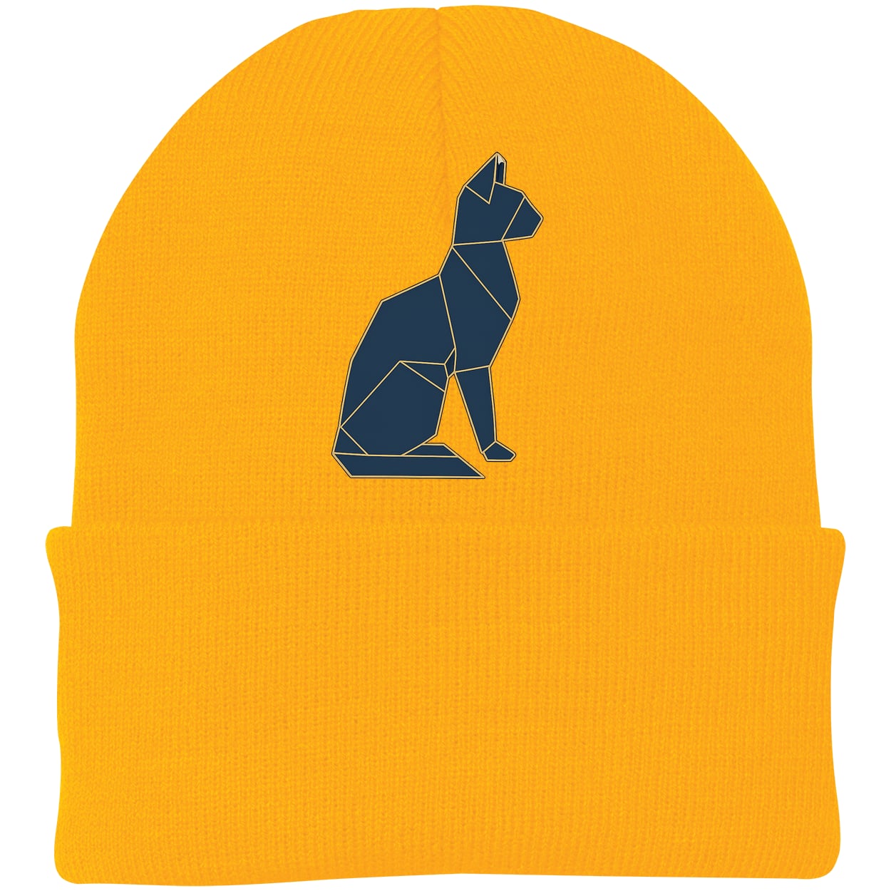 CP90 Port & Company Knit Beanie - Athletic Gold