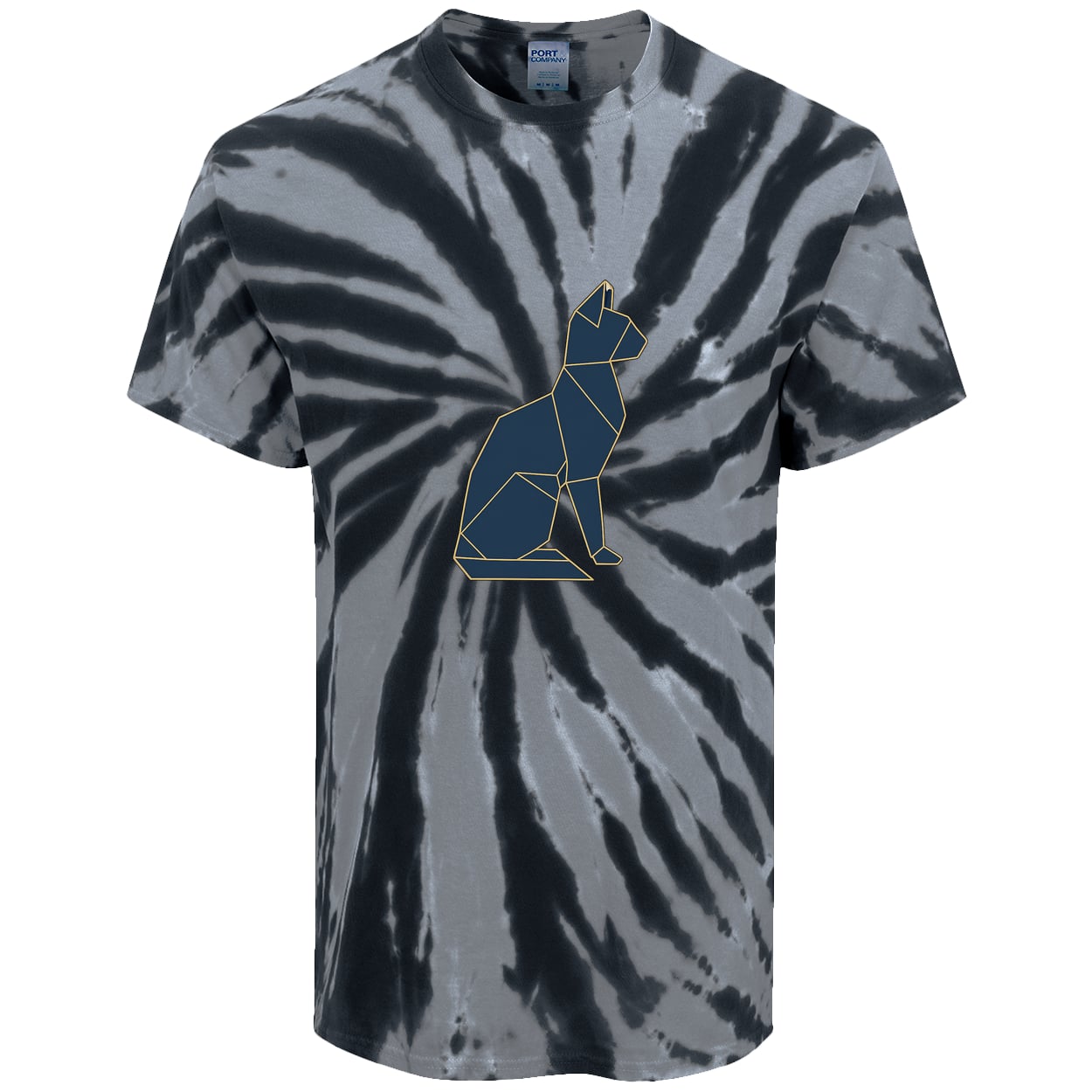 PC147 Port & Company Tie-Dye Tee - Black