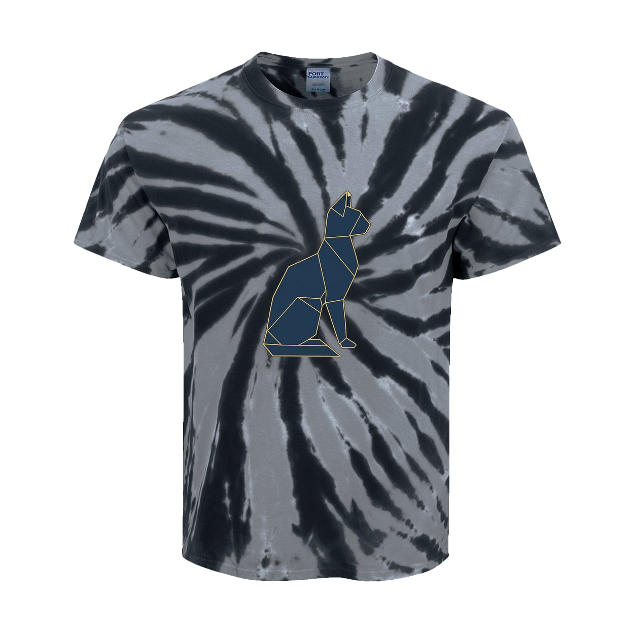 PC147Y Port & Company Kids Tie-Dye Tee - Black