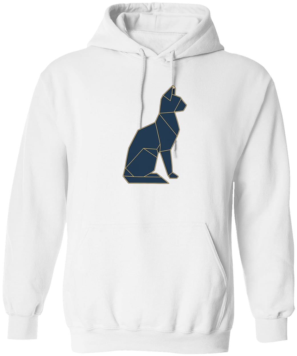 G185 Gildan Pullover Hoodie - White