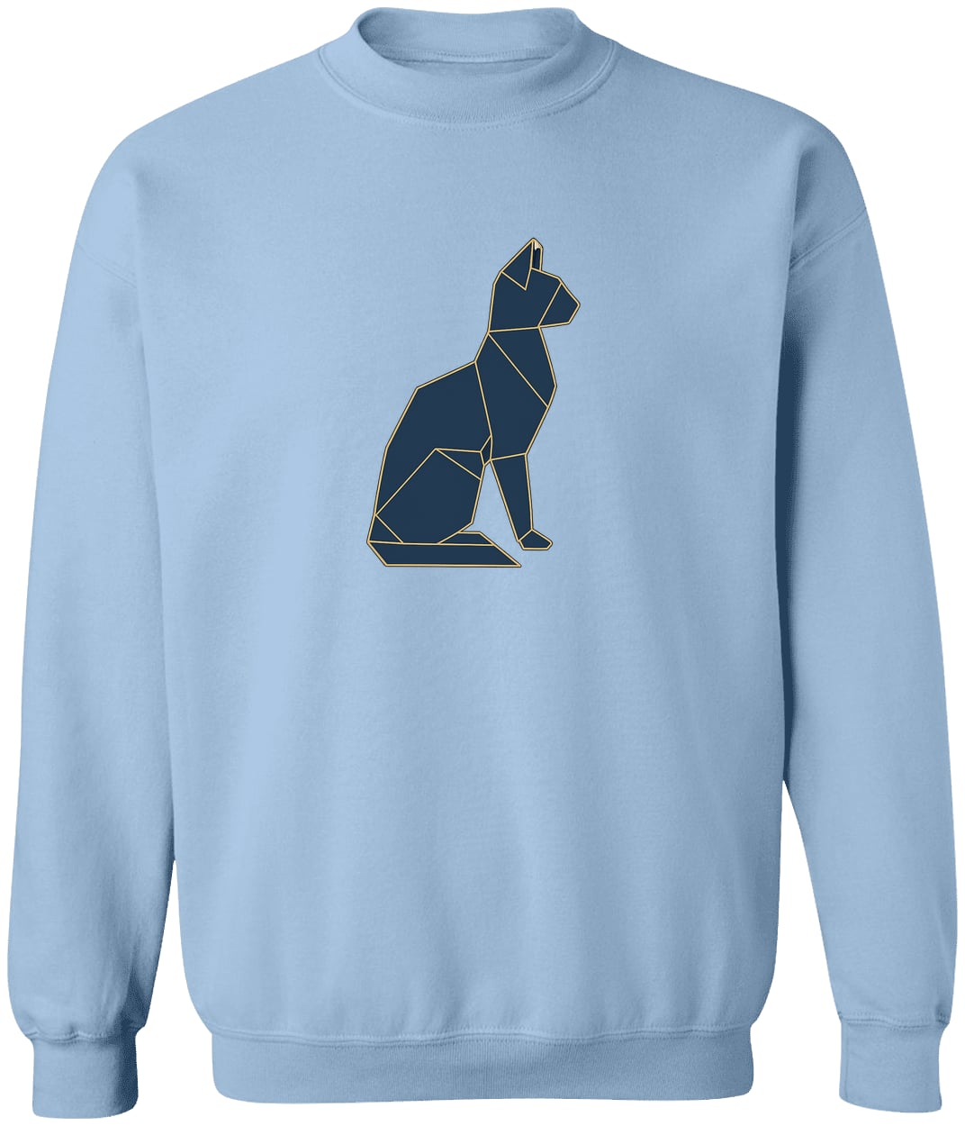 G180 Gildan Crewneck Pullover Sweatshirt - Light Blue