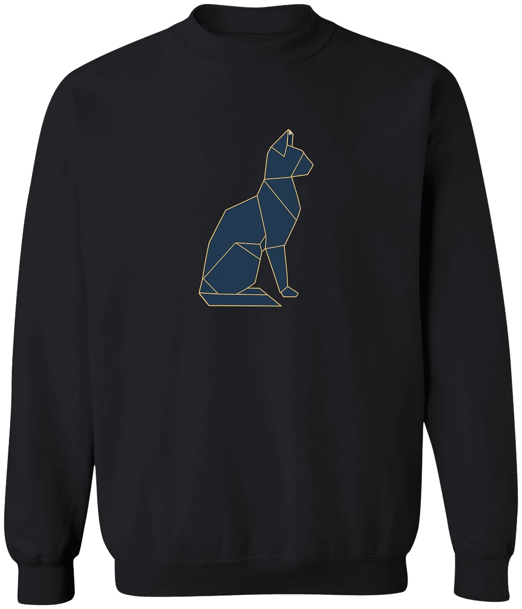 G180 Gildan Crewneck Pullover Sweatshirt - Black