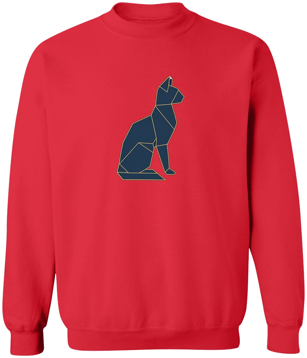 G180 Gildan Crewneck Pullover Sweatshirt - Red
