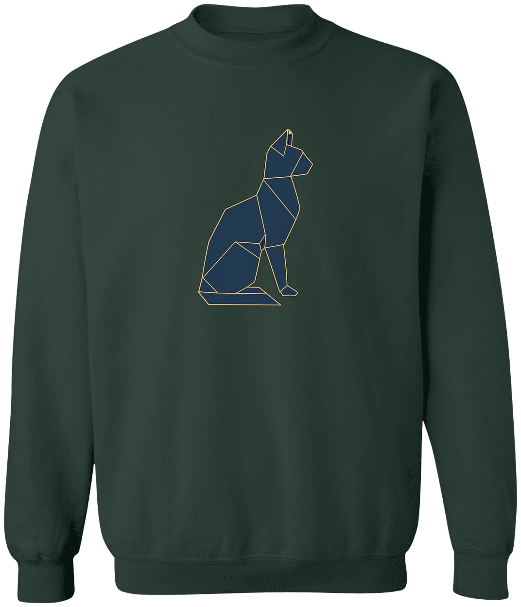 G180 Gildan Crewneck Pullover Sweatshirt - Forest Green