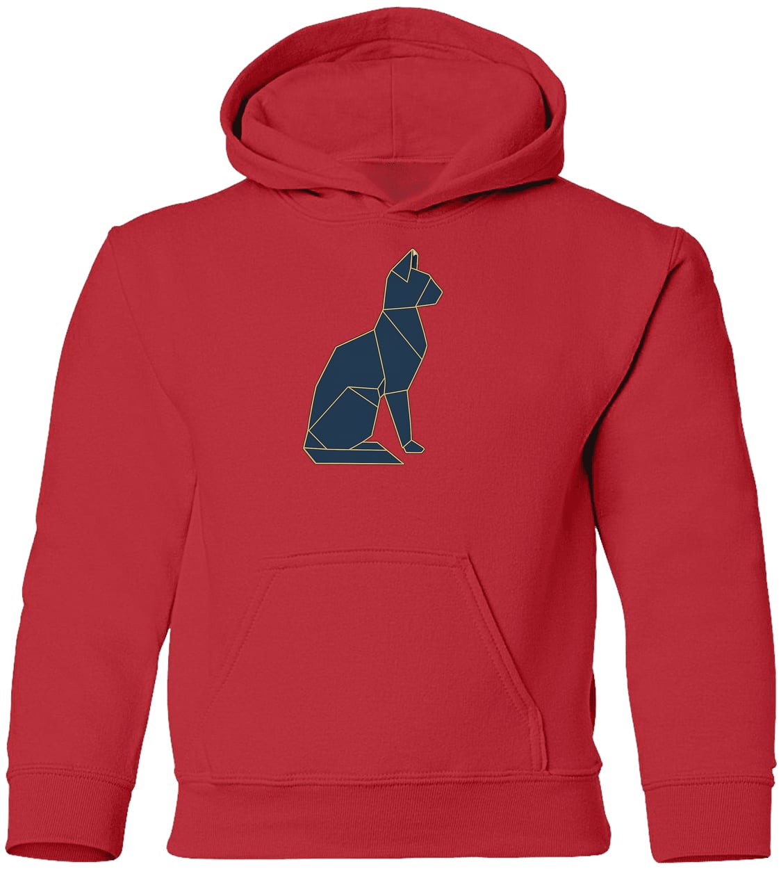 G185B Gildan Youth Pullover Hoodie - Red
