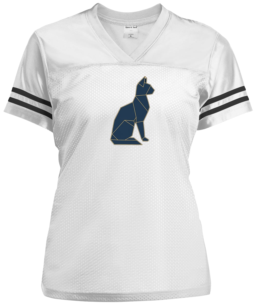 LST307 Sport-Tek Ladies' Replica Jersey - White/Black